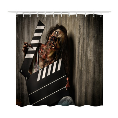 

Horrifying Halloween Shower Curtain Mildew Waterproof Polyester Fabric Shower Curtain Christmas Decor