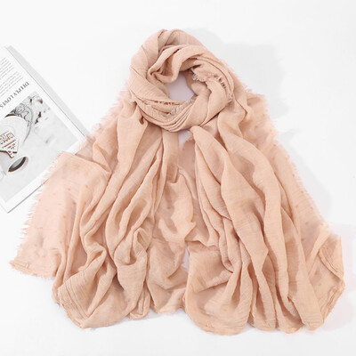 

Gobestart 10Colours Women Solid Fashion Cotton Long Scarf Muslim Hijab Wrap Shawl Headwear