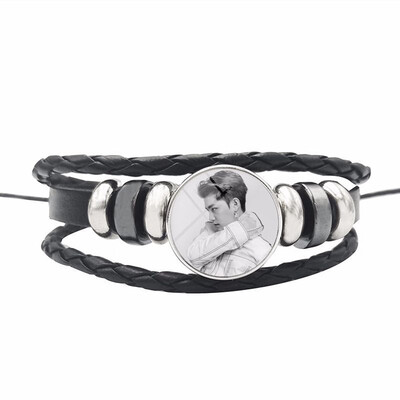 

Nct 127 Combination Bracelet Leather Braided Bracelet Fan Collection or Support Accessories Unisex