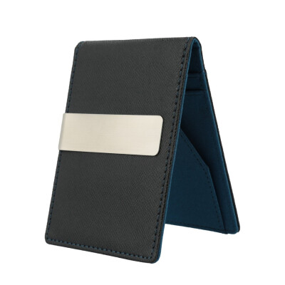 

Cute New Fashion Men Money Clip Faux Leather Slim Wallet ID Credit Card Holder Cash Clip cluth bag T7J6F3O0