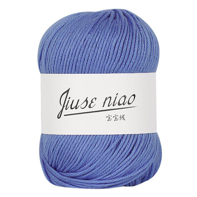 

Toponeto 1PC 50g Chunky Colorful Hand Knitting Baby Milk Cotton Crochet Knitwear Wool A
