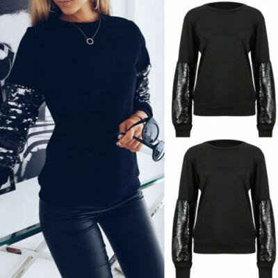 

Womens Casual Long Sleeve Hoodie Sweatshirt Sweater Jumper Pullover Coat Shirts