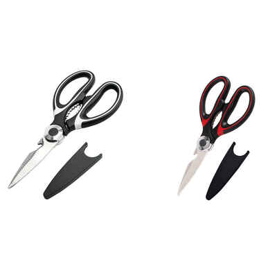 

Multifunctional Chicken Bone Stainless Steel Food Scissors Fish Scales Kitchen Shears Tools