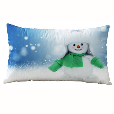 

Siaonvr Christmas Rectangle Cotton Linter Pillow Cases Cushion Covers