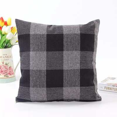 

New Qualified Cushion Cover Christmas Pillow Case Plaid Lattice Sofa Bed Home Decor Pillow Case Cushion Cover For Sofa JAN3
