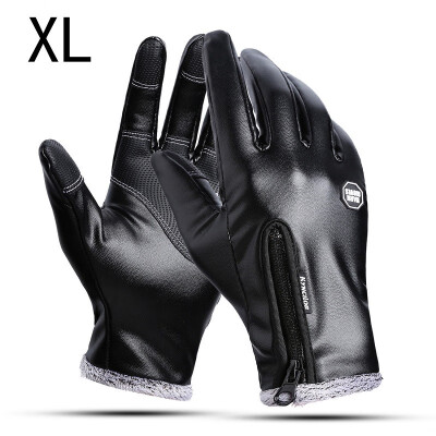 

Kyncilor Winter Outdoor Sports Gloves Screen-Touching Leather Gloves Fashion Warm-Keeping Gloves Cold Weather Windproof Cycling Gl