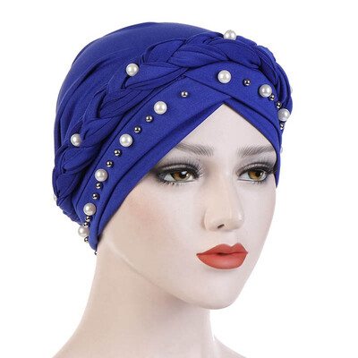 

Women Lady Muslim Braid Head Hijab Turban Wrap Cover​ Cancer Chemo Cap Hat