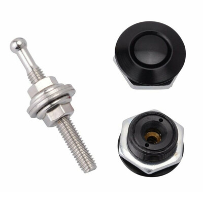 

2pcs 098 Car Engine Hood Pins Bonnet Lock Clip Latch Set Push Button Release