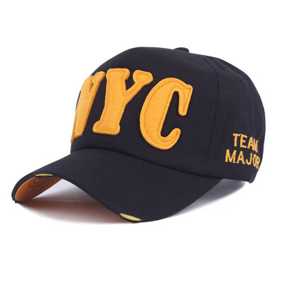 

Baseball caps NYC letters Cap spring&autumn mens&womens hats summer couples outdoor sun visor tourism