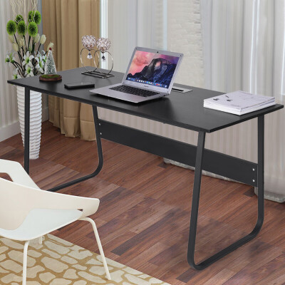 

Gobestart Modern Style Writing Home Office Desk Wood And Metal PC Laptop Study Table