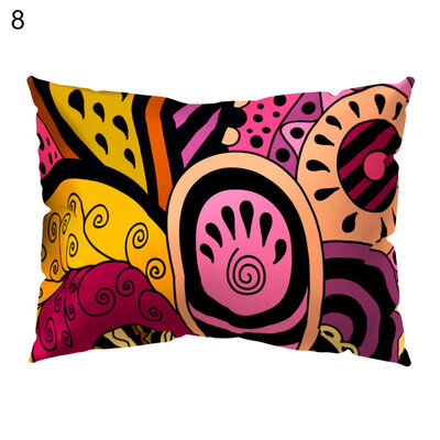 

Colorful Irregular Printed Throw Pillow Case Cushion Cover Sofa Bed Home Decor