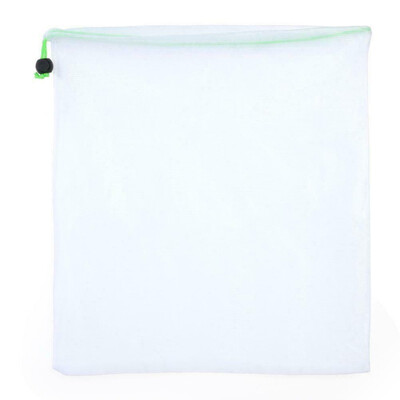 

Reusable Fruit Vegetable Storage Bags Drawstring Mesh Food Fruit Toys Storage Pouch Kitchen Accessories