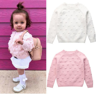 

Infant Baby Girls Autumn Winter Clothes Knitted Sweaters Woolen Pullovers Tops