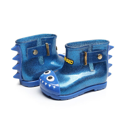 

Jelly Children Transparent Warm Rain Boots Rubber Shoes Waterproof Non-Slip Short Tube Rain Boots