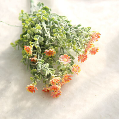 

Gobestart Artificial Fake Flowers Wild Chrysanthemum Floral Wedding Bouquet Home Decor