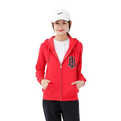 

Autumn&winter womens new loose sports casual cardigan zipper sweater coat plus velvet thick sweater womens hooded jacket