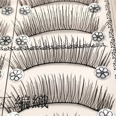 

Tailored Handmade Natural Fashion Long False Eyelashes For Makeup 10 Pairs