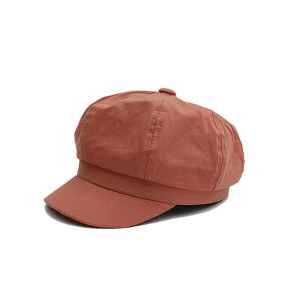 

Hat Girl Autumn&Winter British Restoration Octagonal Beret Korean Edition Japanese Red Newspaper Boy Painter Hat Tide