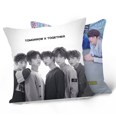 

Kpop KPOP BTS TXT TOMORROW X TOGETHER Album "The Dream Chapter STAR" Sofa Car Waist Pad Cushion Double-sided Pillow Case