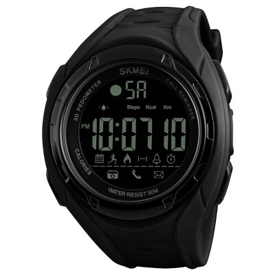 

SKMEI 1316 Smart Watch Analog Digital Pedometer Calorie Fitness Tracker Watch Fashion Casual Sports Wristwatch 5ATM Waterproof Bac