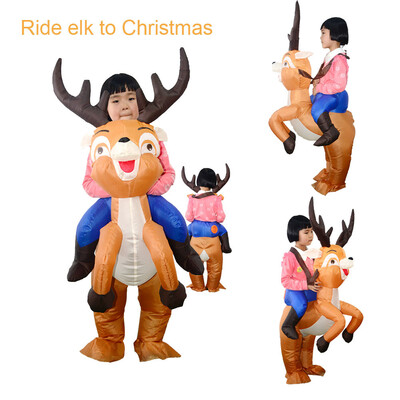 

YIWULAParty Uniforms Inflatable Carnival Funny Costumes Christmas Gifts Elk Cosplay