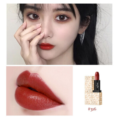 

2019 New Sexy Color Beauty Red Lips Baton Matte Velvet Lip Stick Waterproof Makeup Pigment Brown Nude Matte Lipstick