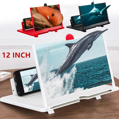

12 Inch 3D High Definition Phone Screen Amplifier Magnifier Eye Protection Display Holder Stand