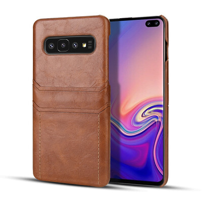 

PU Leather Phone Case for Samsung Galaxy S10 S10 Lite S10 Plus Back Cover PU Leather Protective Shell
