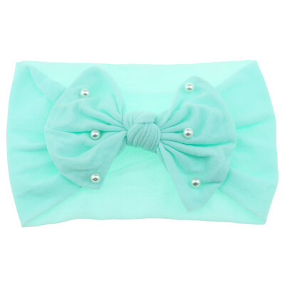 

New Baby Cute Girls Boys Pearl Bowknot Design Headband Headwear Apparel Photography Prop Party Gift