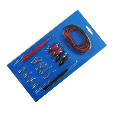 

CLEQEE P1500 Test Leads Kit Cable Alligator Digital Multifunction Probe Set Silicone Test Tool Tester Multimeter Test Clips