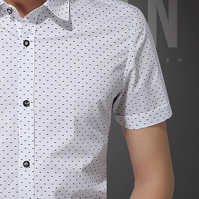 

Tailored Summer Mens Printed Casual Short-sleeved Comfortable Tops Shirts