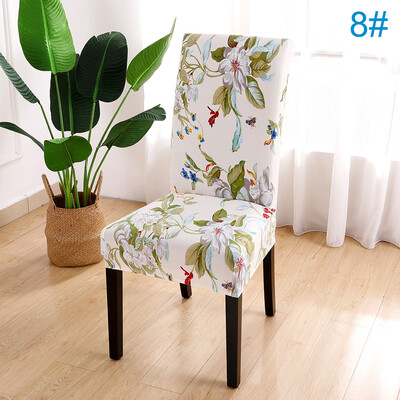 

US Removable Stretch Chair Covers Slipcovers Dining Room Stool Seat Cover Decor
