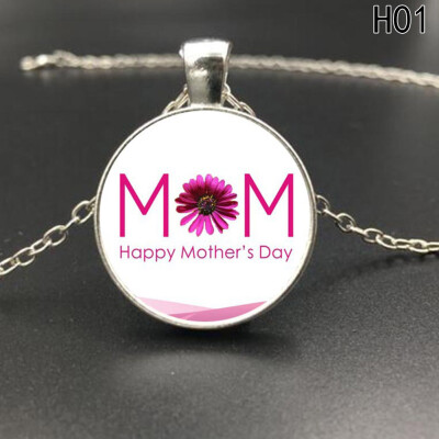 

New Fashion Women Ladies Mother Day Jewelry Gifts Family Friend Mom Pendant Mother Day Chain Necklace