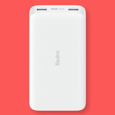 

Xiaomi Redmi Powerbank Backup Battery Polymer Power Dual USB Output 18W Fast Quick Charge Power Bank 20000mAH1000mAH