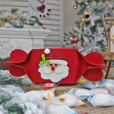 

Tailored Foldable Candy Gift Bag Non-woven Christmas Decoration Gift Bag