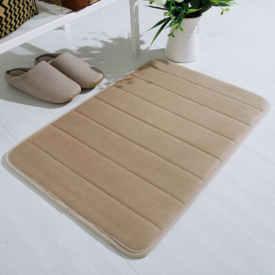 

Siaonvr Absorbent Soft Memory Foam Mat Bath Bathroom Bedroom Floor Shower Rug Decor