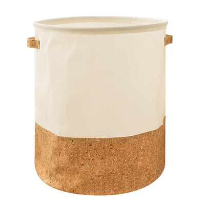 

Cotton Linen Laundry Storage Basket Clothes Toy Box Barrel Waterproof Canvas Laundry Storage Containers