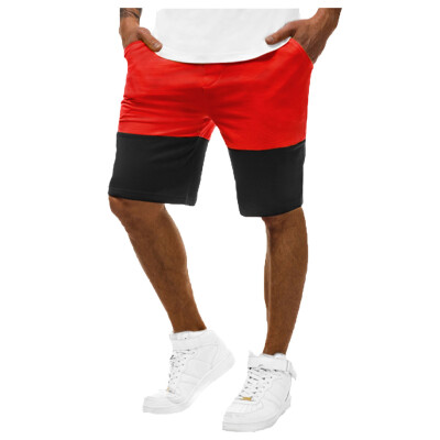 

Gobestart Summer New Mens Casual Sports Slim Color Matching Jogging Five Points Shorts