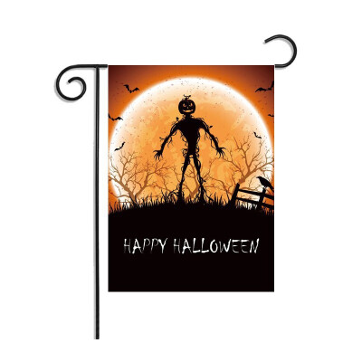 

Halloween Custom Pumpkin Weatherproof Decoration Garden Flag 12 Sytles Printed Decorative Hanging Banner