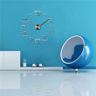 

JPGIF Creative Digital DIY Wall Clock Mirror Wall Clock Home Decoration