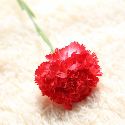 

Gobestart Artificial Fake Flowers Carnations Floral Wedding Bouquet Party Home Decor