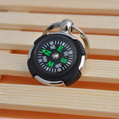 

2018 New Car Tool Outdoor Survive Keychain Compass Mini Pocket Brass Watch Style Ring Keychain Camping Hiking Compass Navigation