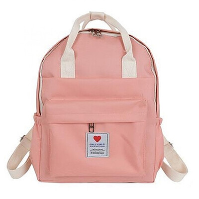 

new type of jog shoulder bag Japan&South Korea high school wind student bag travel waterproof backpack luminous buckle