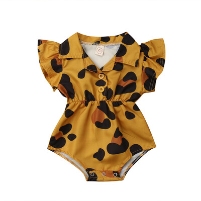 

Baby Girl Infant Flower Blouse Romper Bodysuit Jumpsuit Outfit Clothes Summer