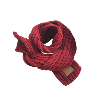 

Baby Girls Boys Autumn Winter Warm Soft Knit Toddler Winter Crochet Infinity Circle Scarf Multi-color Baby Scarf