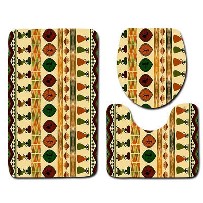 

Gobestart 3pcs Non-Slip Bath Mat Bathroom Kitchen Carpet Doormats Decor