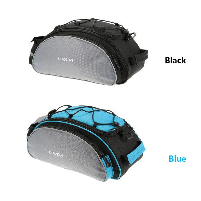 

Lixada 13L Multifunctional Bicycle Rear Seat Bag Outdoor Cycling Bike Rack Seat Bag Rear Trunk Pannier Backseat Bag Handbag Should