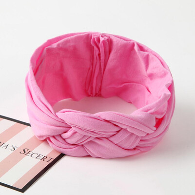 

Newborn Girls Baby Toddler Turban Solid Soft And Comfortable Knot Hair Band Headwear