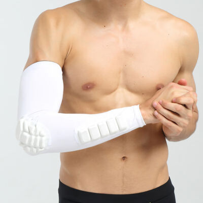 

Honeycomb Crashproof Football Basketball Shooting Arm Sleeve Elbow Support T-mc