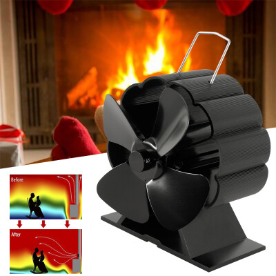 

Thermal power fireplace mini fan